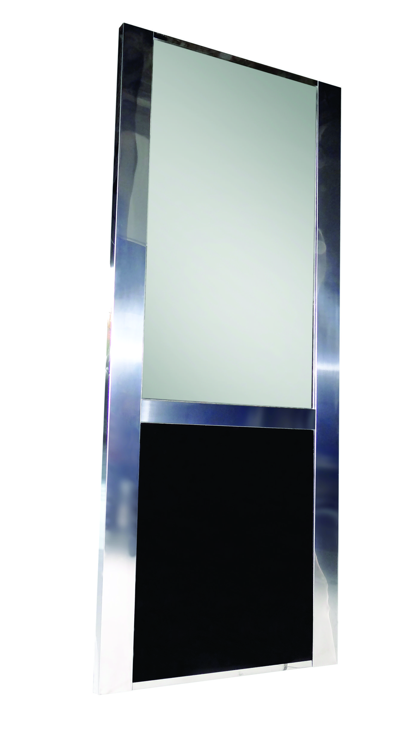 Espelho Black Glass Parede Inox